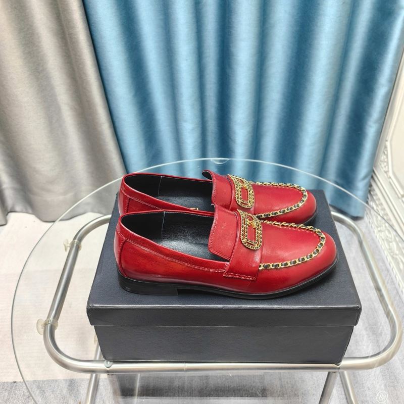 Ch*el leather shoes